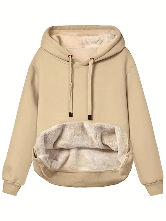 Fleece Hoodie® | Huvtröja Med Fleece Fodrad Insida