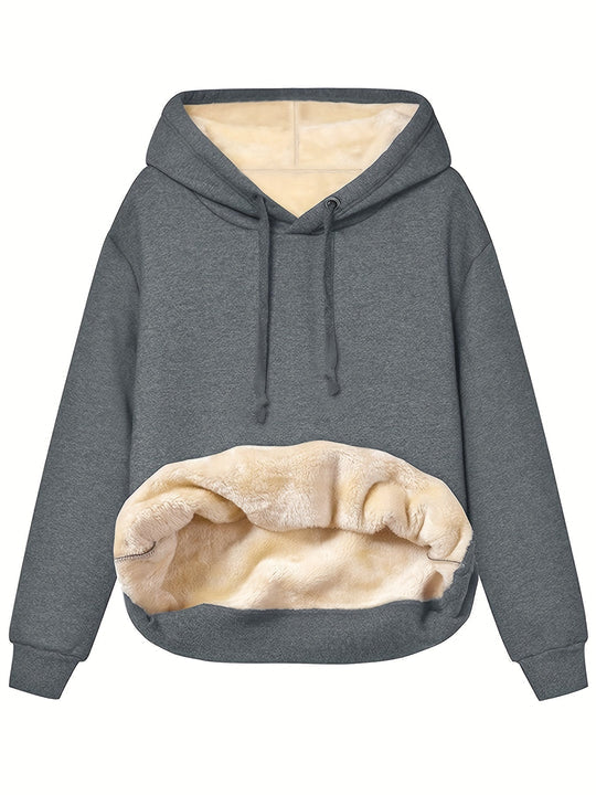 Fleece Hoodie® | Huvtröja Med Fleece Fodrad Insida