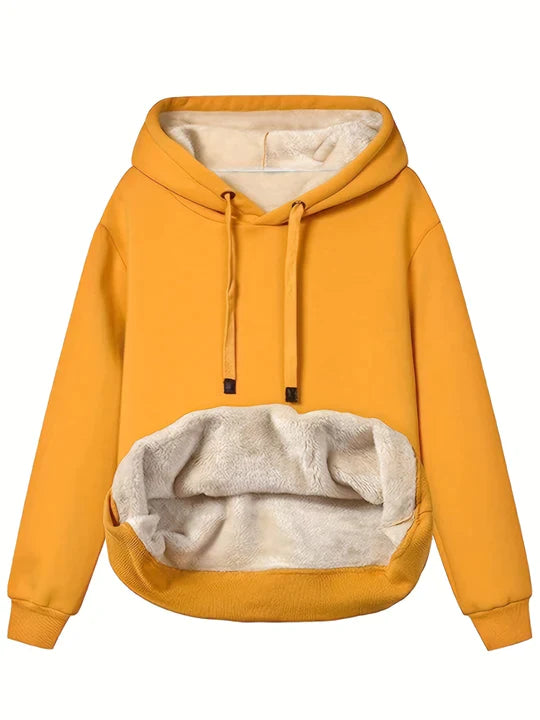 Fleece Hoodie® | Huvtröja Med Fleece Fodrad Insida