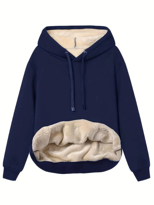 Fleece Hoodie® | Huvtröja Med Fleece Fodrad Insida